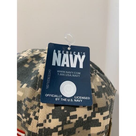 United States Navy Hat USN Digital Camo Cap Camouflage Depths To Stars CSI NWT - Picture 5 of 12